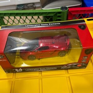 Lamborghini Sesto Elemento Red Toy Car